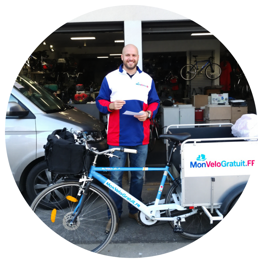 Recevez votre vélo cargo